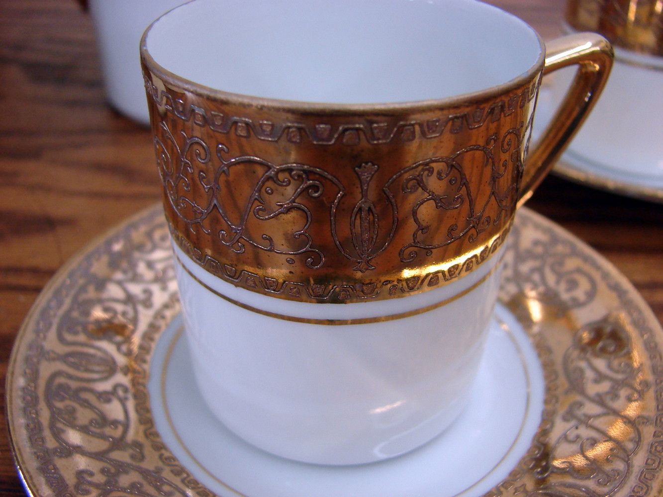 Vintage Royal Crown Imperial 22k Gold 1924 Tea Coffee Set - Image 2