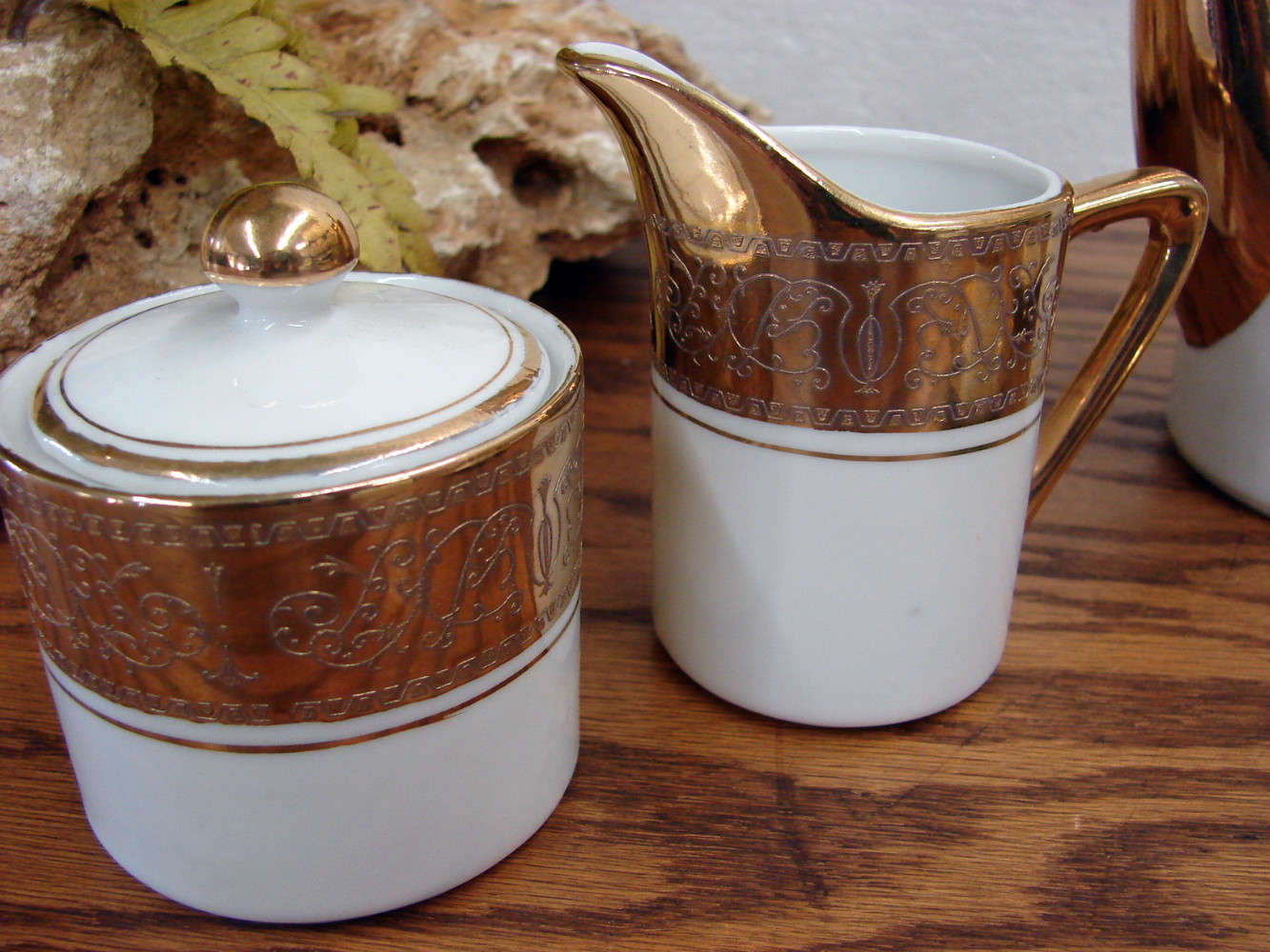 Vintage Royal Crown Imperial 22k Gold 1924 Tea Coffee Set - Image 5