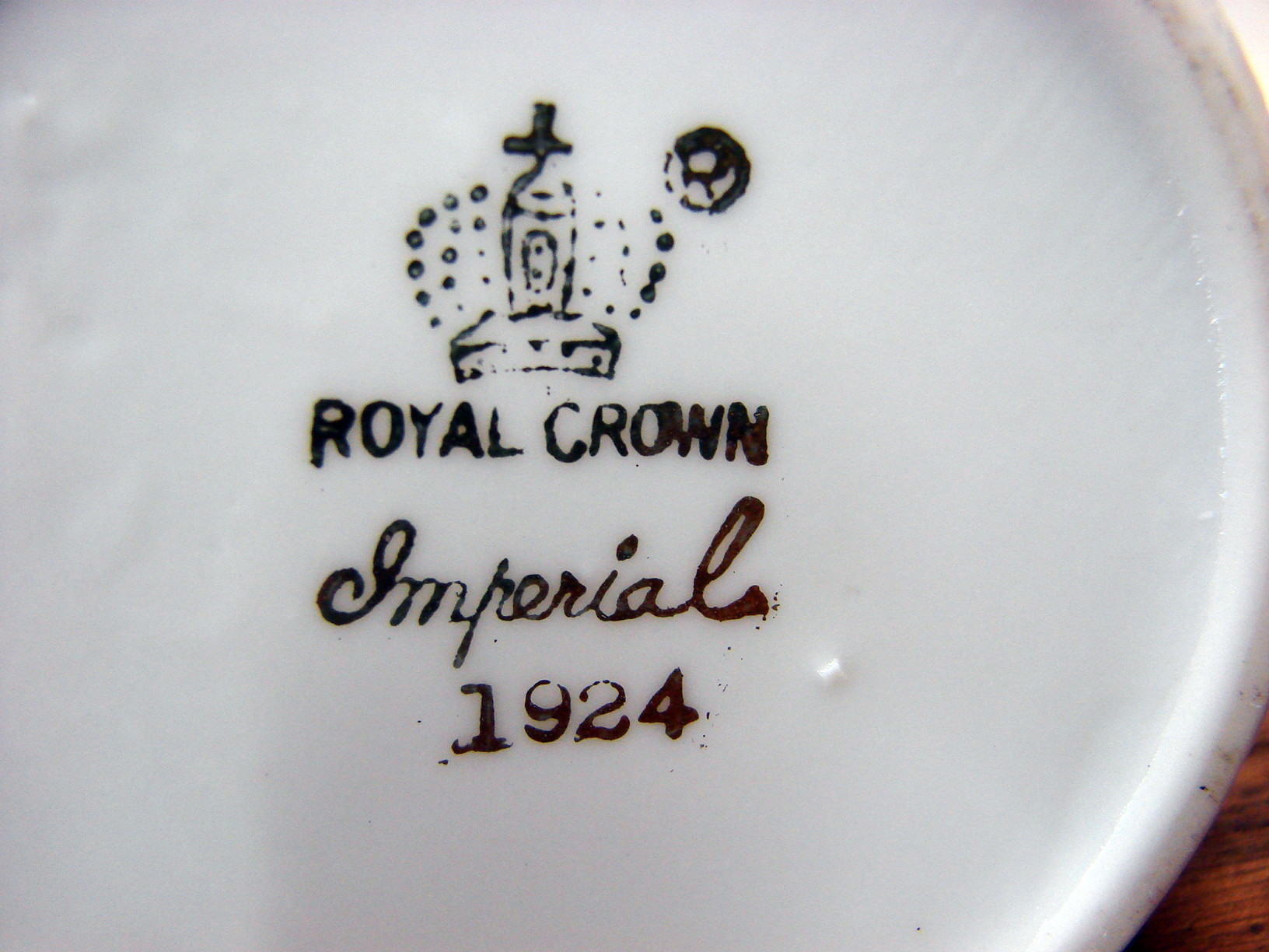Vintage Royal Crown Imperial 22k Gold 1924 Tea Coffee Set - Image 3