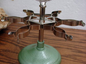 Vintage Standard Metal Rotating Rubber Stamp Desk Top Stand