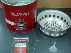 Vintage Gloys Origo Heat Pal 5000 Alcohol Camp Stove Heater Made in Sweden