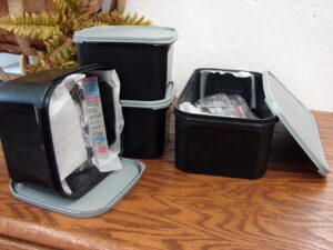 Brand New Tupperware Memory Mate Shutter Box Set/4 #1718 #1620
