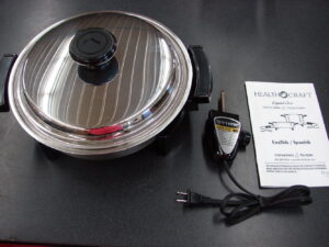 West Bend Lifetime Regal Ware 5qt Electric Liquid Core Skillet Complete