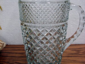 Vintage Anchor Hocking Wexford MCM 2 Qt Water Lemonade Pitcher