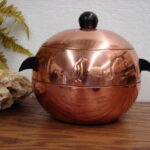 Vintage 1950s West Bend Penguin Ice Bucket Insulated Hot Cold Server Bakelite Handles - Image 2