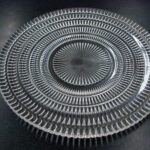 Vintage 1940's Hazel Atlas Clear Beehive Platter 12"