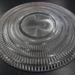 Vintage 1940's Hazel Atlas Clear Beehive Platter 12" - Image 2