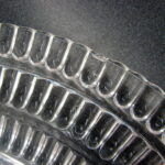 Vintage 1940's Hazel Atlas Clear Beehive Platter 12" - Image 3