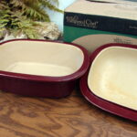 The Pampered Chef Cranberry Deep Covered Baker Stoneware Roaster #1321 Box - Image 2
