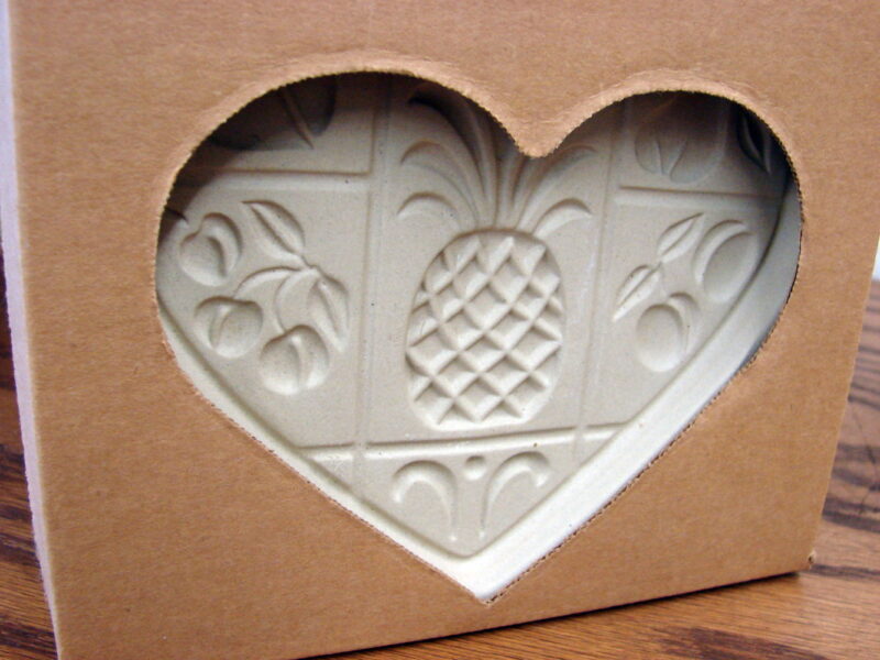 Set/6 The Pampered Chef Stoneware Cookie Mold Gardens Farm Bear, Moose-R-Us.Com Antiques Collectibles Log Cabin Decor