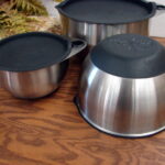 The Pampered Chef Stainless Steel Mixing Storage Bowls w/ Lids - Image 2