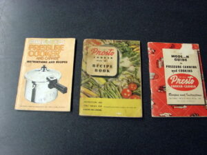Vintage Presto Pressure Cooker and Canner Instructions Recipes Booklet Tan Cover
