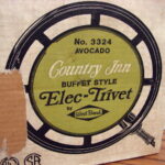West Bend Avocado Electric Trivet Box Country Inn Buffet Style Elec-Trivet - Image 2