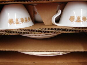 Like New Vintage Corning Ware Corelle Butterfly Gold 16 Pc Original Set in Box