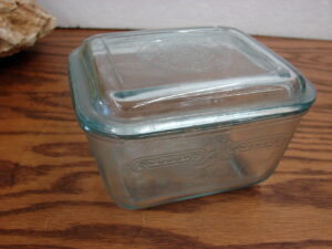 Vintage Fire King Sapphire Blue Philbe Refrigerator Dish Small