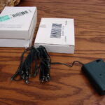 Set/3 20 Light Bright White LED Miniature Lights 3 Strands 3 Yards Battery Operated