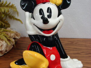Disney Treasure Craft Mexico Minnie Mouse Ceramic Cookie Jar