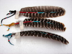 Medicine Man Authentic Native American Navajo Indian Prayer Smudge Feather Fan, Moose-R-Us.Com Log Cabin Decor