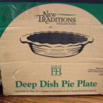 Pampered Chef New Traditions Stoneware Deep Dish Baker Pie Pan Plate #1305 - Image 2