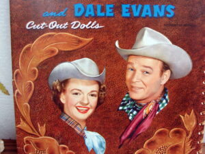 1950's Used Paper Dolls Annie Oakley Roy Rogers Dale Evans Its a Date Bridal Party