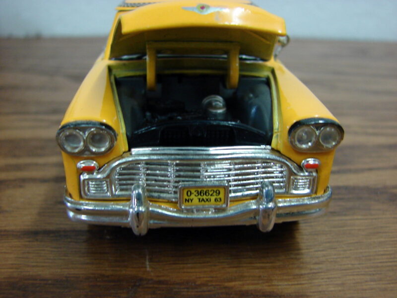 Vintage SS 6853 1963 Checker Taxi Cab Yellow 1:34 Diecast Model, Moose-R-Us.Com Antiques Collectibles Log Cabin Decor