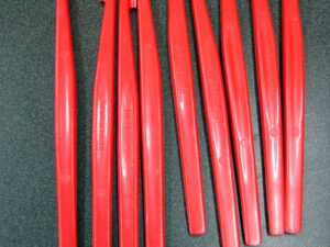 Brand New Lot of 9 Tupperware Citrus Orange Grapefruit Peeler Red