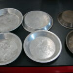 Antique Primitive Twisted Wire Pie Cooling Rack Farmhouse w/ Vintage Pie Tins - Image 3