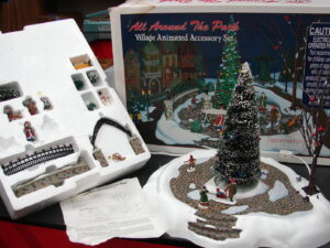 Dept 56 Retired Village Animated All Around the Park Original Box Complete Works