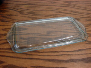 Vintage Fire King Sapphire Blue Philbe Lid Only for Loaf Bread Pan