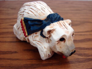 Retired David Frykman Collection Coyne's Holiday Polar Bear Shelf Sitter Paws Overhang