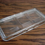 Vintage Hazel Atlas Crisscross Rectangular 8 x 4 Refrigerator Loaf Pan Lid Only