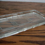 Vintage Hazel Atlas Crisscross Rectangular 8 x 4 Refrigerator Loaf Pan Lid Only - Image 2