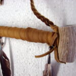 Authentic Native American Indian Navajo Wrapped Pipe Antler Beaded Drape