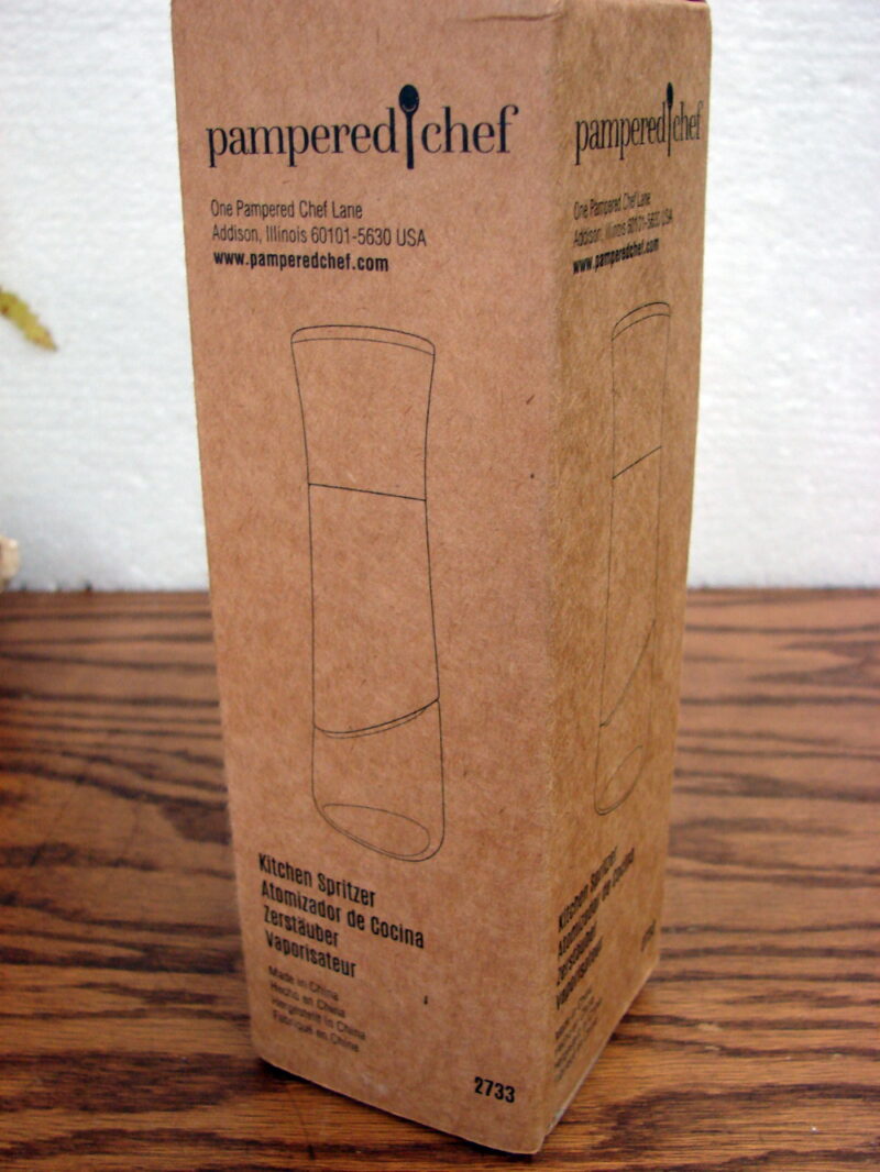 The Pampered Chef Kitchen Spritzer Oil Sprayer Aerosol Pump Up Spray 2733 New, Moose-R-Us.Com Log Cabin Decor