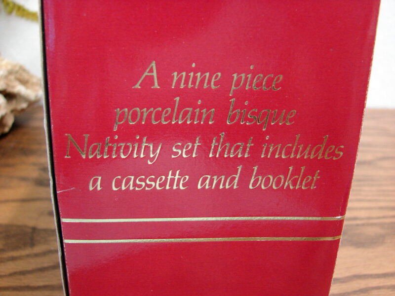 Precious Moments Enesco The Nativity 9 pc Set 104000 Original Box 1991, Moose-R-Us.Com Log Cabin Decor