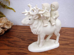 Vintage Dept. 56 Snowbabies Journey for Two by Caribou
