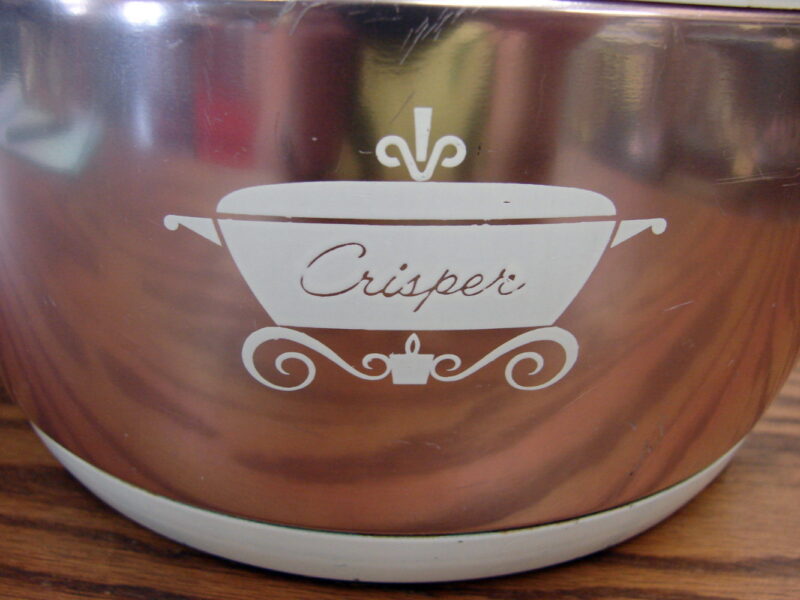 Vintage Pink Aluminum Electric West Bend Crisper Buns Breads Warmer, Moose-R-Us.Com Antiques Collectibles Log Cabin Decor