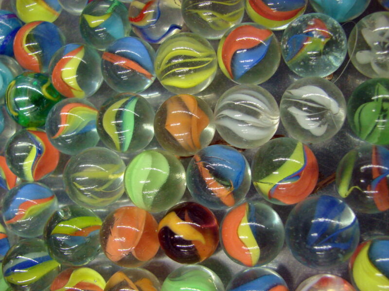 Huge Lot 500 + Vintage Marbles Various Types Sizes Cat Eyes Akro etc - Image 6