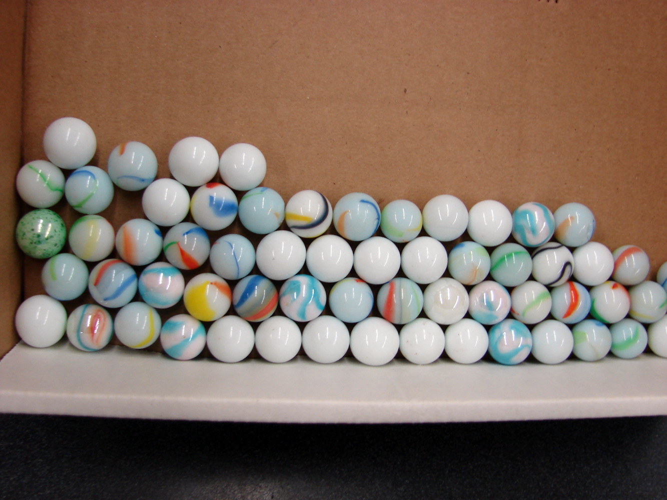 Huge Lot 500 + Vintage Marbles Various Types Sizes Cat Eyes Akro etc - Image 7
