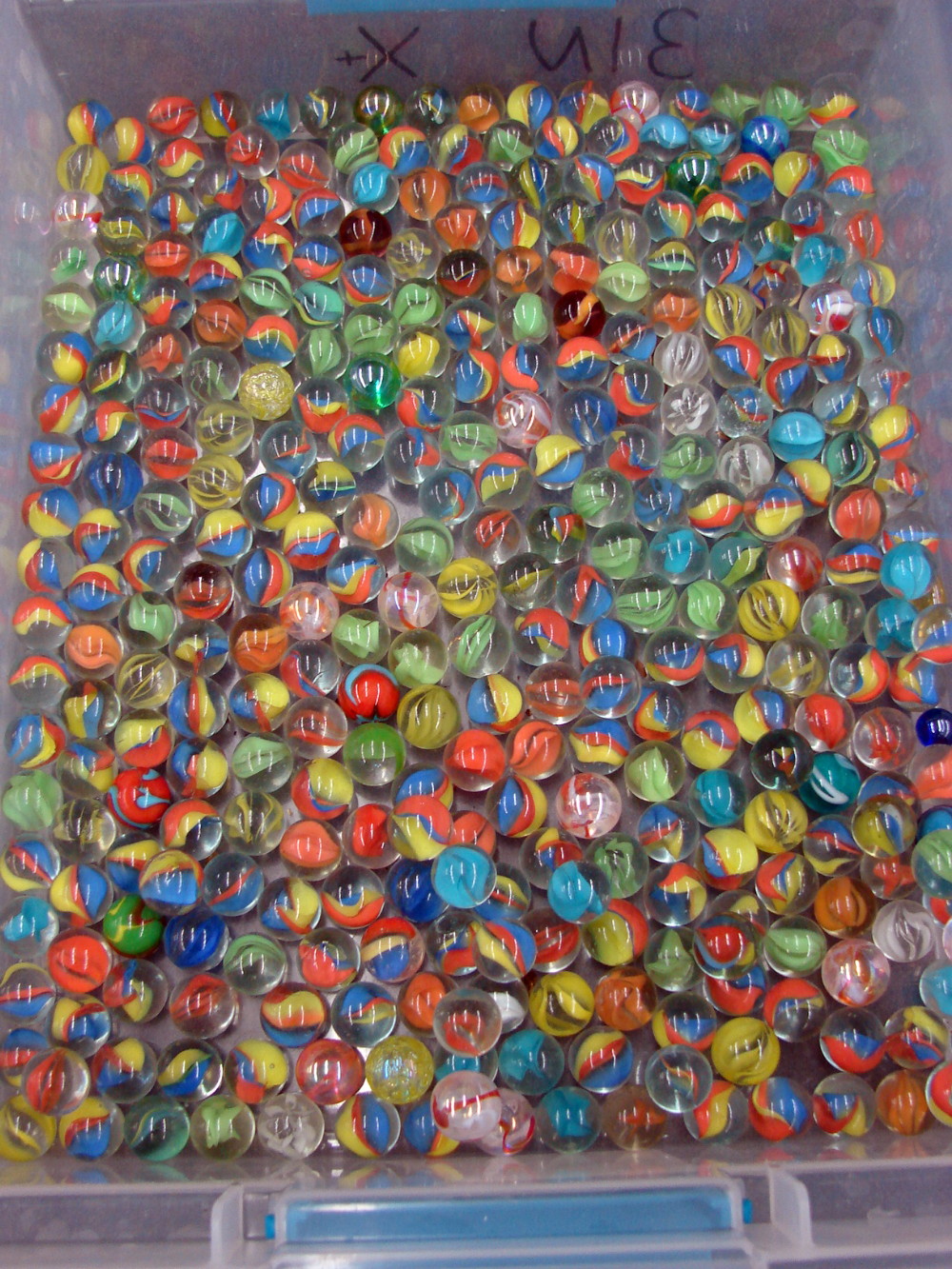 Huge Lot 500 + Vintage Marbles Various Types Sizes Cat Eyes Akro etc - Image 2