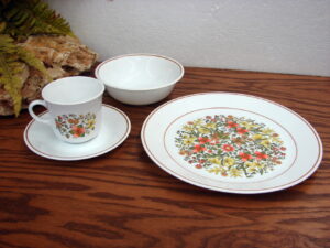 Set/8 Corning Ware Corelle Indian Summer 6 1/4" Soup Cereal Bowls