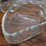 Set/6 Vintage Anchor Hocking Lazy Susan Dip Wedge for Early American Prescut Set - Image 2