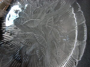 Clear Embossed Glass Arcoroc France Canterbury Crocus Dinnerware Lots