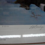 NOS Print L.M. Budge The Rookie Ducks Unlimited 1996 Goose Decoys Puppy - Image 2