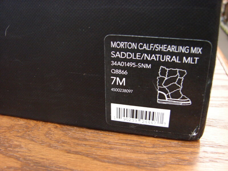 Womens Brand New Coach Morton Calf Real Sheepskin Fur Boots Leather Trim Sz 7, Moose-R-Us.Com Antiques Collectibles Log Cabin Decor