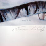 NOS Print Trevor Eckhoff Artwork Last Look Whitetail Deer 1996 MN Deer Hunters Association - Image 4