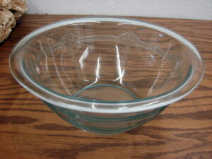 Vintage Fire King Sapphire Blue Philbe 8 1/4" Nesting Serving Bowl Roll Edge Rim