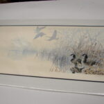 NOS Print G. Randy Wilson Canada Geese Shadows Signed Numbered