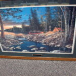 Framed Matted Jim Hansel Headwaters Sofa Size Print Signed Numbered
