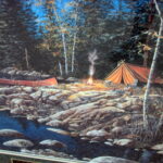 Framed Matted Jim Hansel Headwaters Sofa Size Print Signed Numbered - Image 2